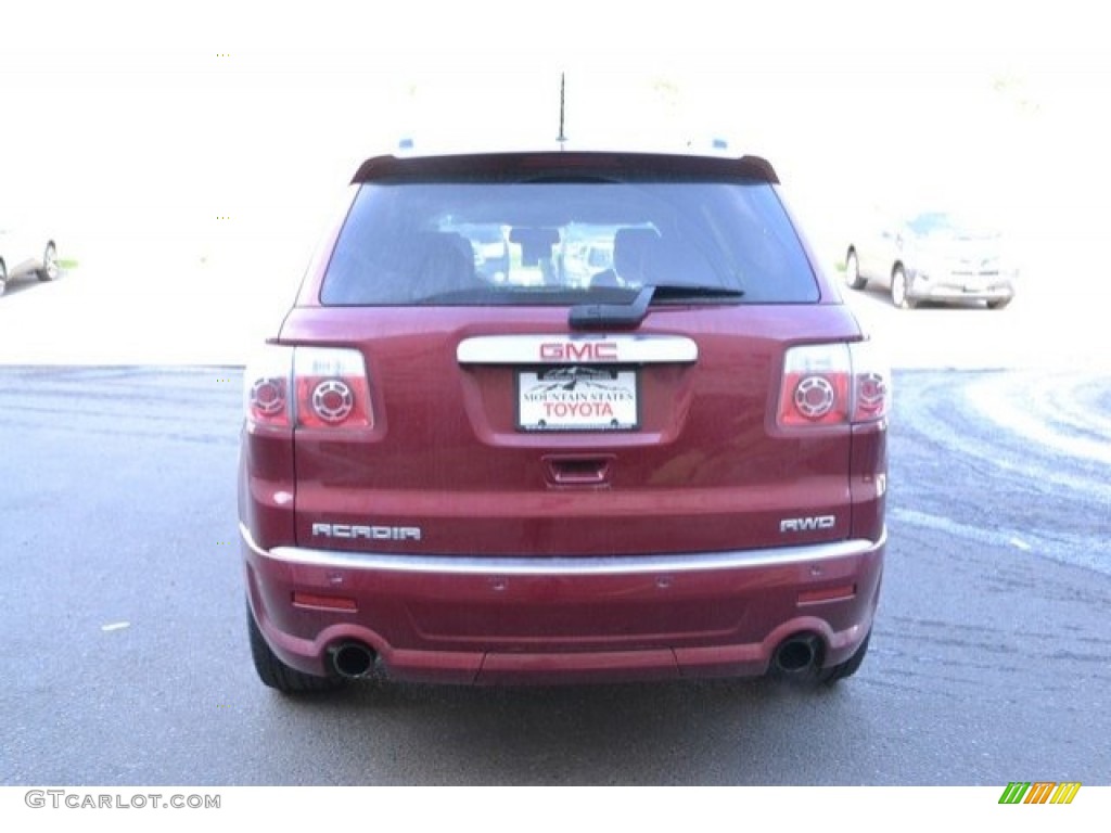 2011 Acadia Denali AWD - Red Jewel Tintcoat / Cashmere photo #6