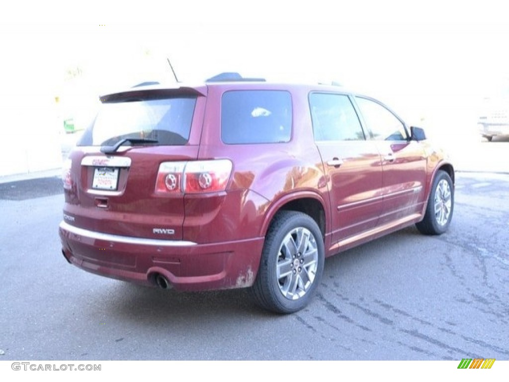 2011 Acadia Denali AWD - Red Jewel Tintcoat / Cashmere photo #7