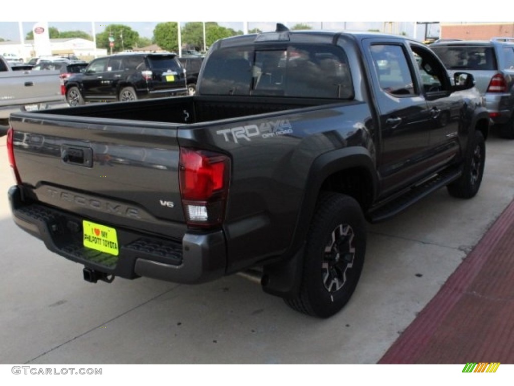 2018 Tacoma TRD Off Road Double Cab 4x4 - Magnetic Gray Metallic / Graphite w/Gun Metal photo #8