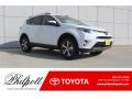 2018 Super White Toyota RAV4 XLE  photo #1