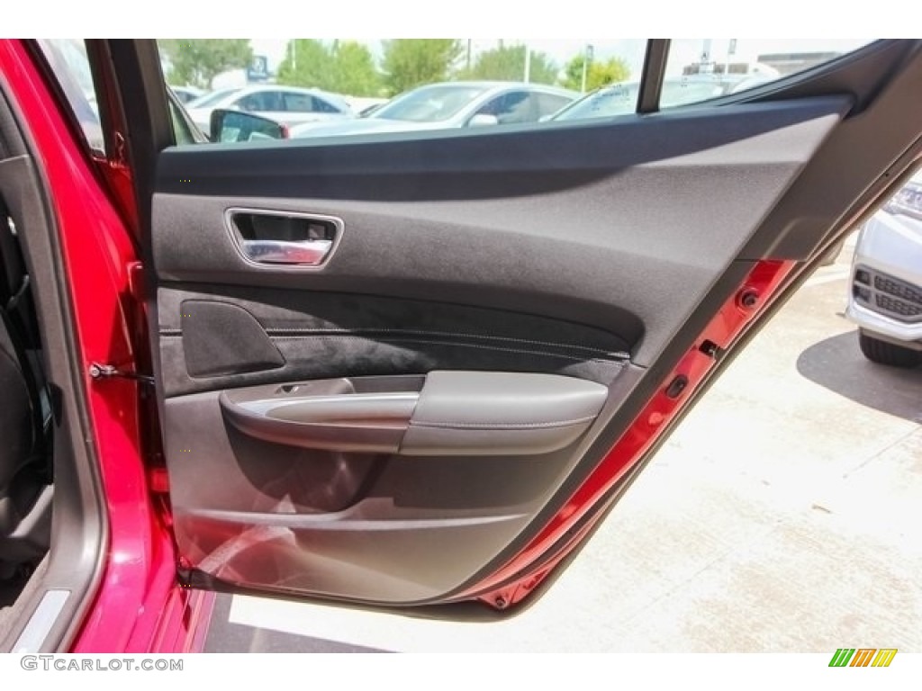 2019 Acura TLX V6 A-Spec Sedan Ebony Door Panel Photo #127160857