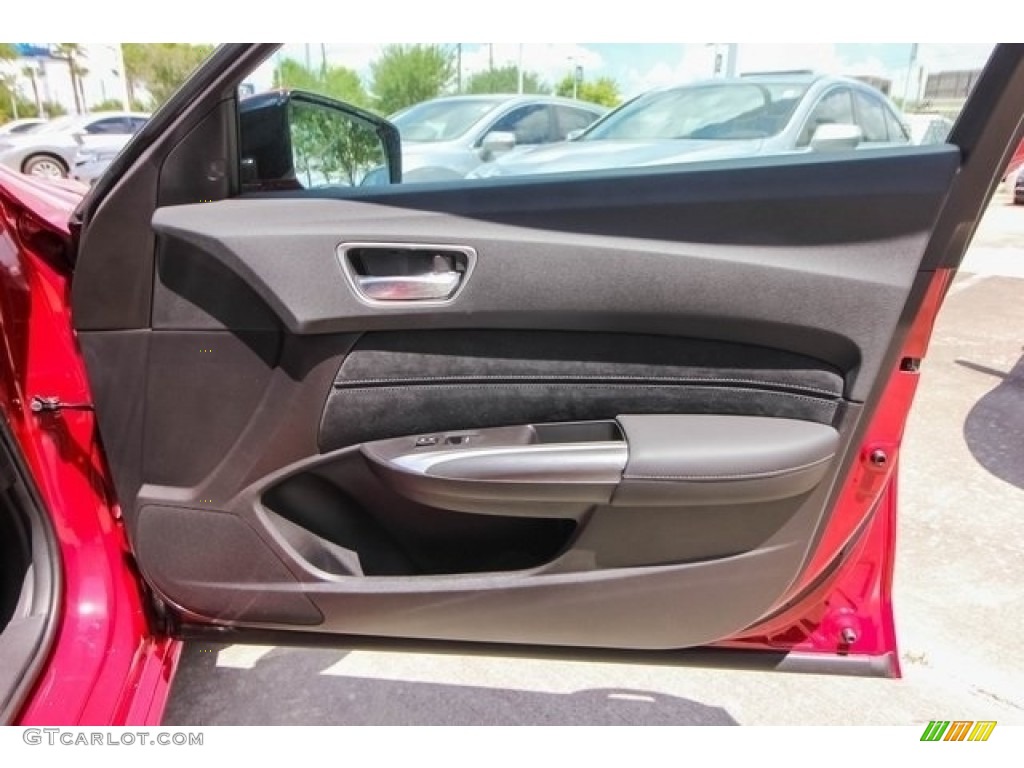 2019 Acura TLX V6 A-Spec Sedan Ebony Door Panel Photo #127160893