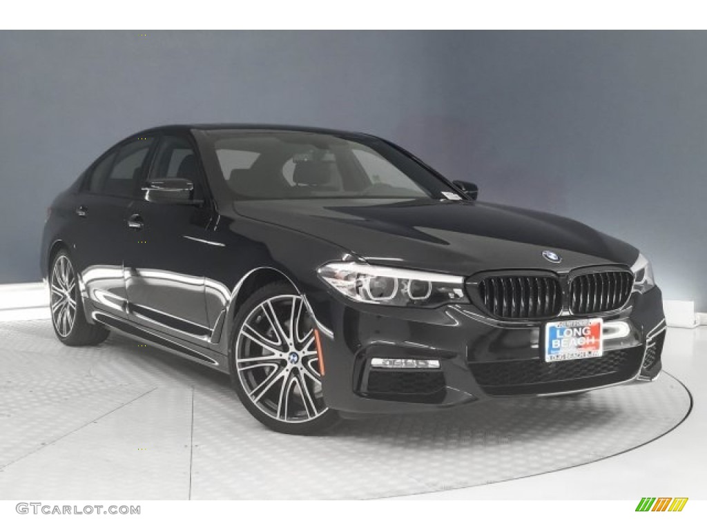 2018 5 Series 540i Sedan - Black Sapphire Metallic / Black photo #12