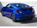 2018 Aegean Blue Metallic Honda Civic Si Coupe  photo #2