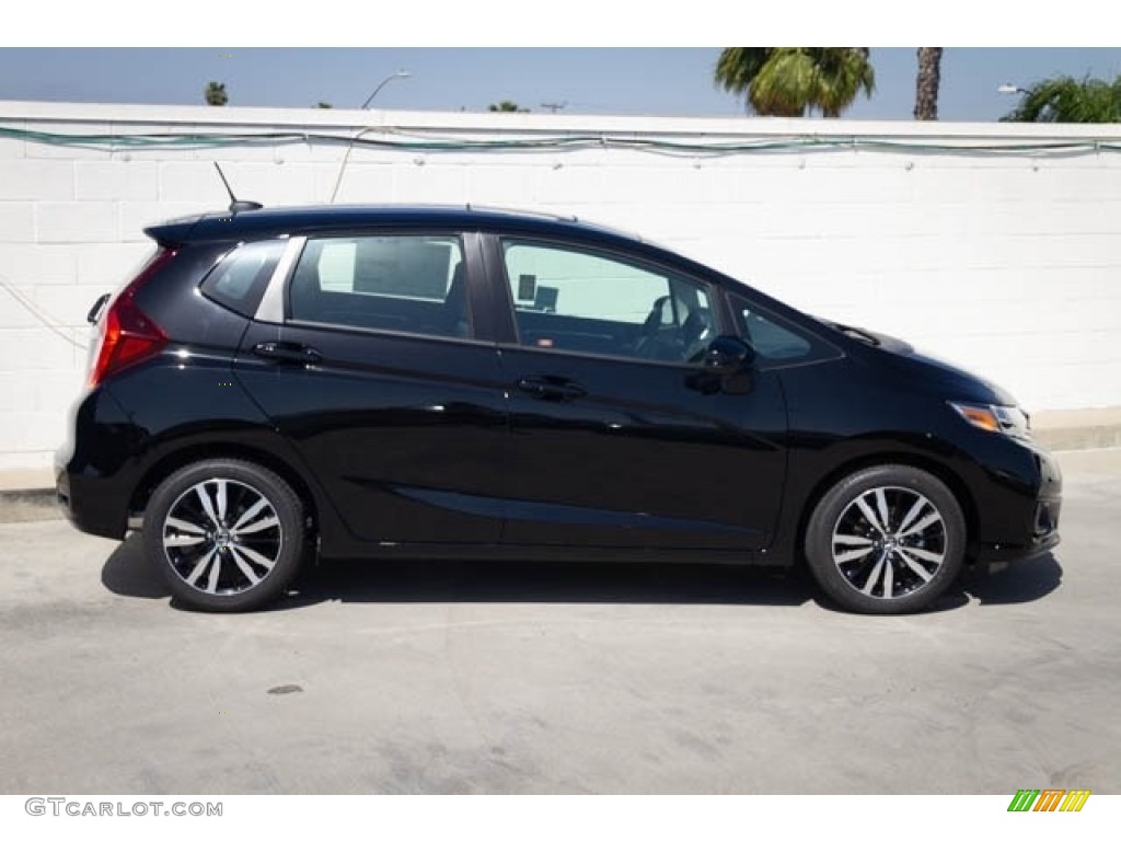 Crystal Black Pearl 2019 Honda Fit EX Exterior Photo #127165793