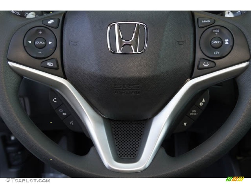 2019 Honda Fit EX Black Steering Wheel Photo #127166207