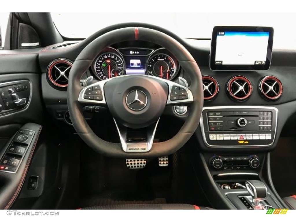 2017 Mercedes-Benz CLA 45 AMG 4Matic Coupe Black Dashboard Photo #127167971