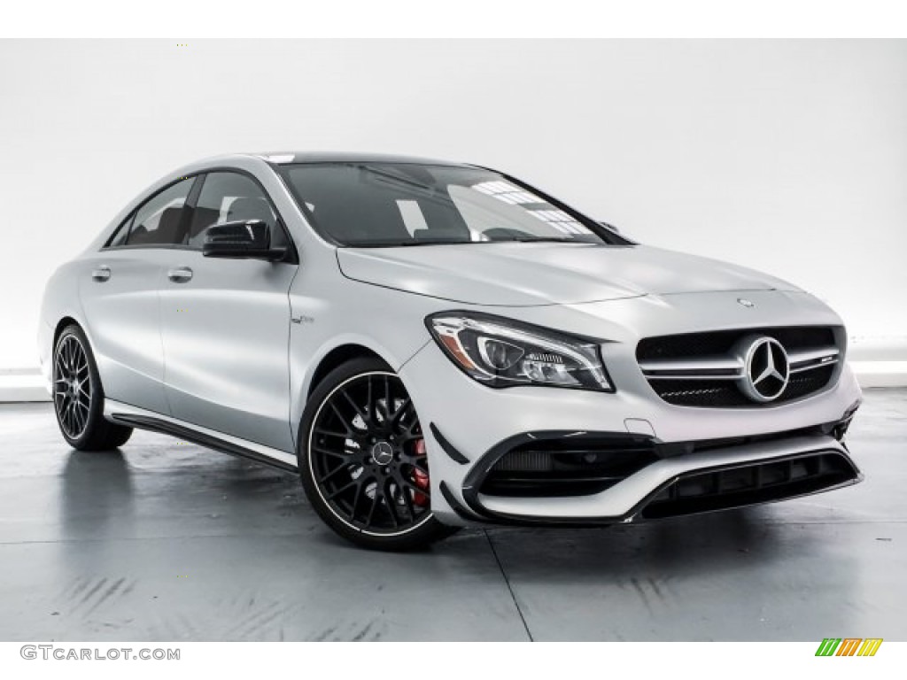 designo Polar Silver Magno (Matte) 2017 Mercedes-Benz CLA 45 AMG 4Matic Coupe Exterior Photo #127168088