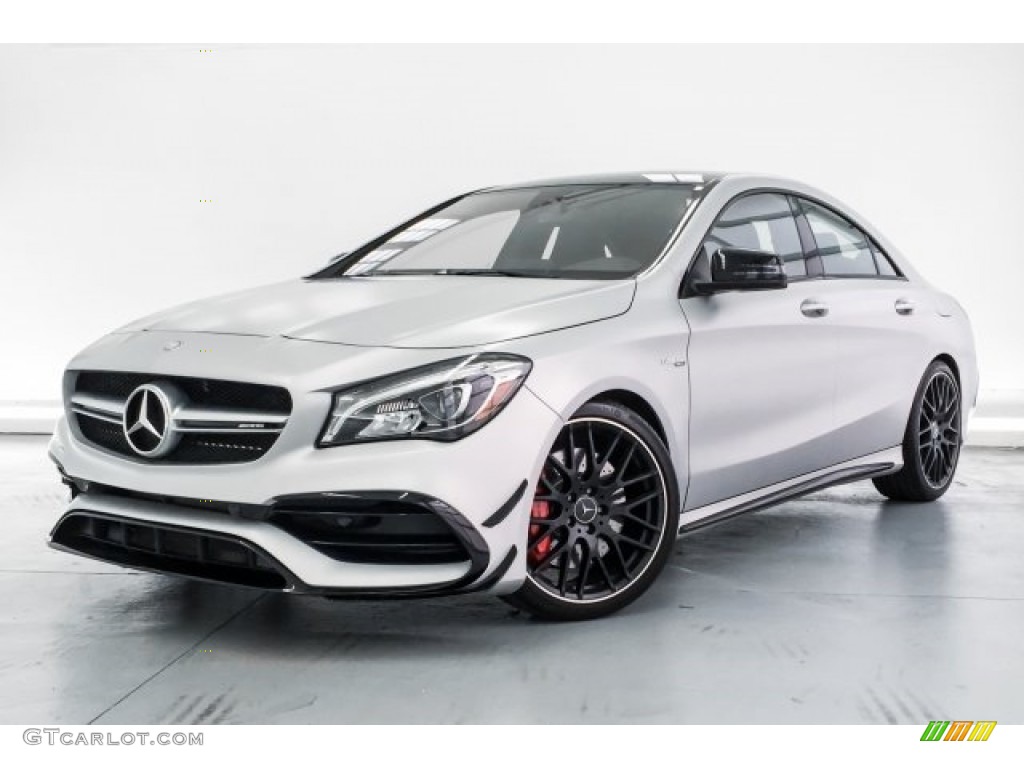 2017 CLA 45 AMG 4Matic Coupe - designo Polar Silver Magno (Matte) / Black photo #13