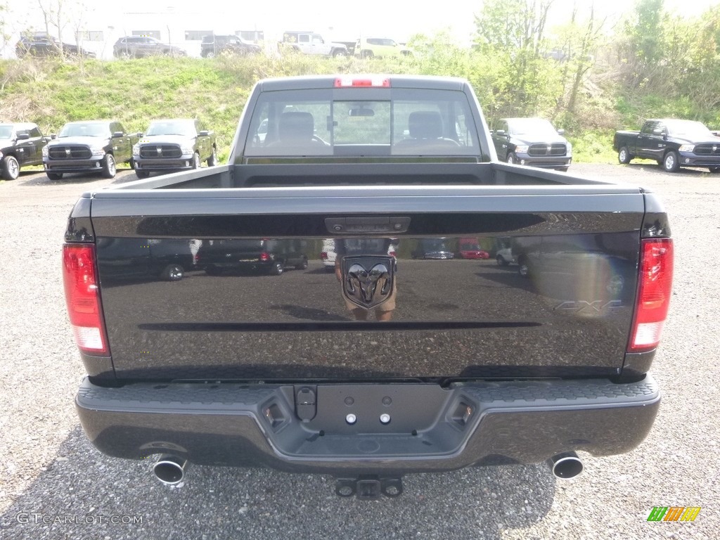 2018 1500 Express Regular Cab 4x4 - Brilliant Black Crystal Pearl / Black/Diesel Gray photo #4