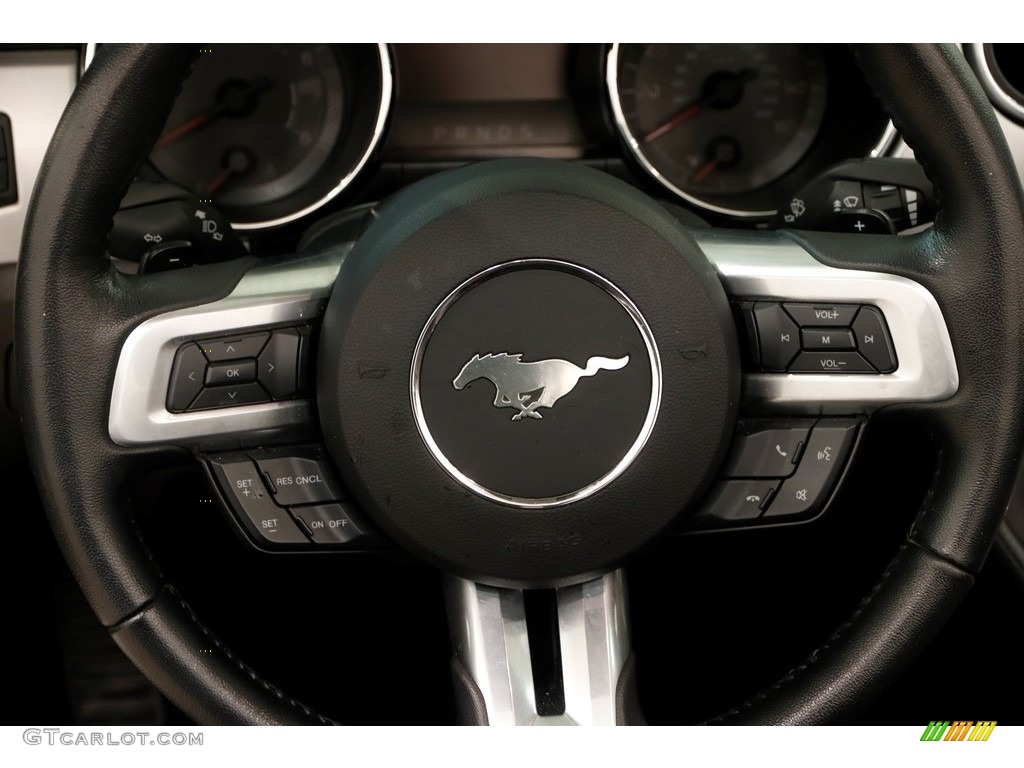 2017 Mustang EcoBoost Premium Convertible - Magnetic / Ebony photo #8