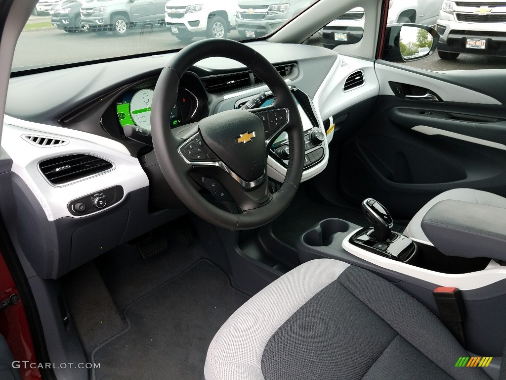 Dark Galvanized/­Sky Cool Gray Interior 2017 Chevrolet Bolt EV LT Photo #127171776