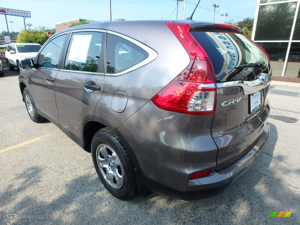 2015 CR-V LX AWD - Urban Titanium Metallic / Black photo #3