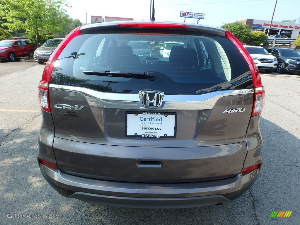 2015 CR-V LX AWD - Urban Titanium Metallic / Black photo #4