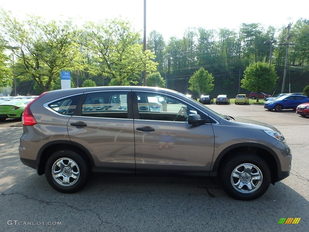 2015 CR-V LX AWD - Urban Titanium Metallic / Black photo #7