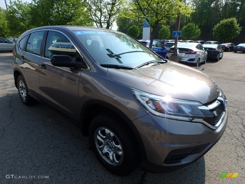 2015 CR-V LX AWD - Urban Titanium Metallic / Black photo #8