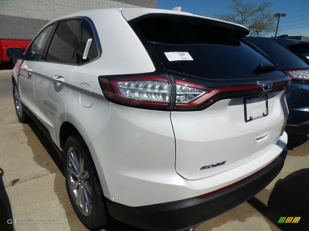 2018 Edge Titanium AWD - White Platinum / Ebony photo #3