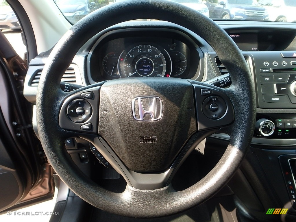 2015 CR-V LX AWD - Urban Titanium Metallic / Black photo #21