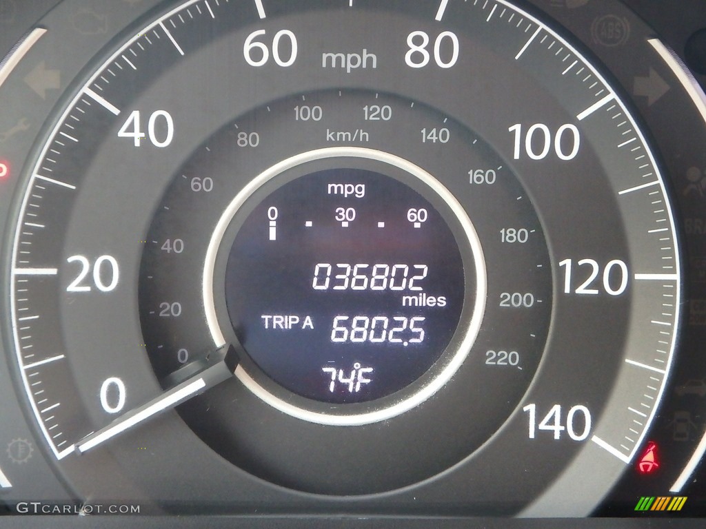 2015 CR-V LX AWD - Urban Titanium Metallic / Black photo #24