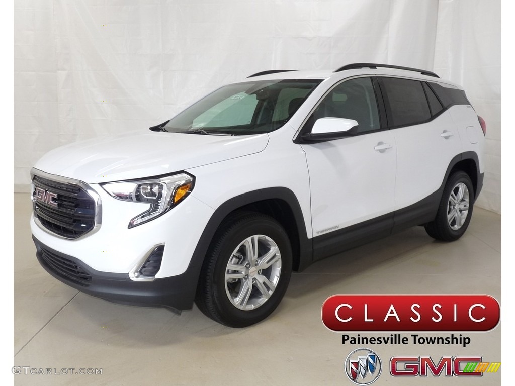 2018 Terrain SLE AWD - Summit White / ­Jet Black photo #1