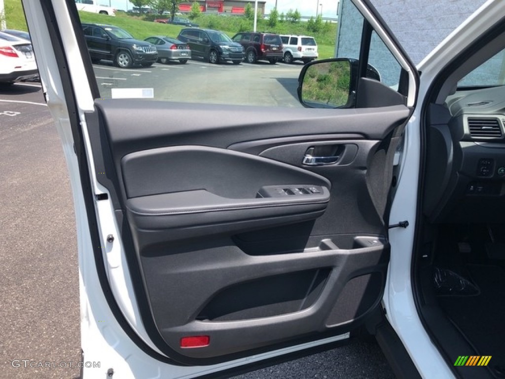 2019 Honda Ridgeline Sport AWD Black Door Panel Photo #127181124