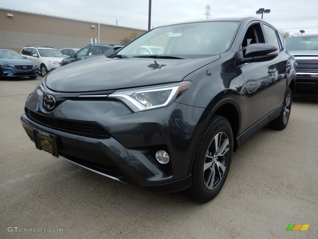 2018 RAV4 XLE AWD - Magnetic Gray Metallic / Black photo #1