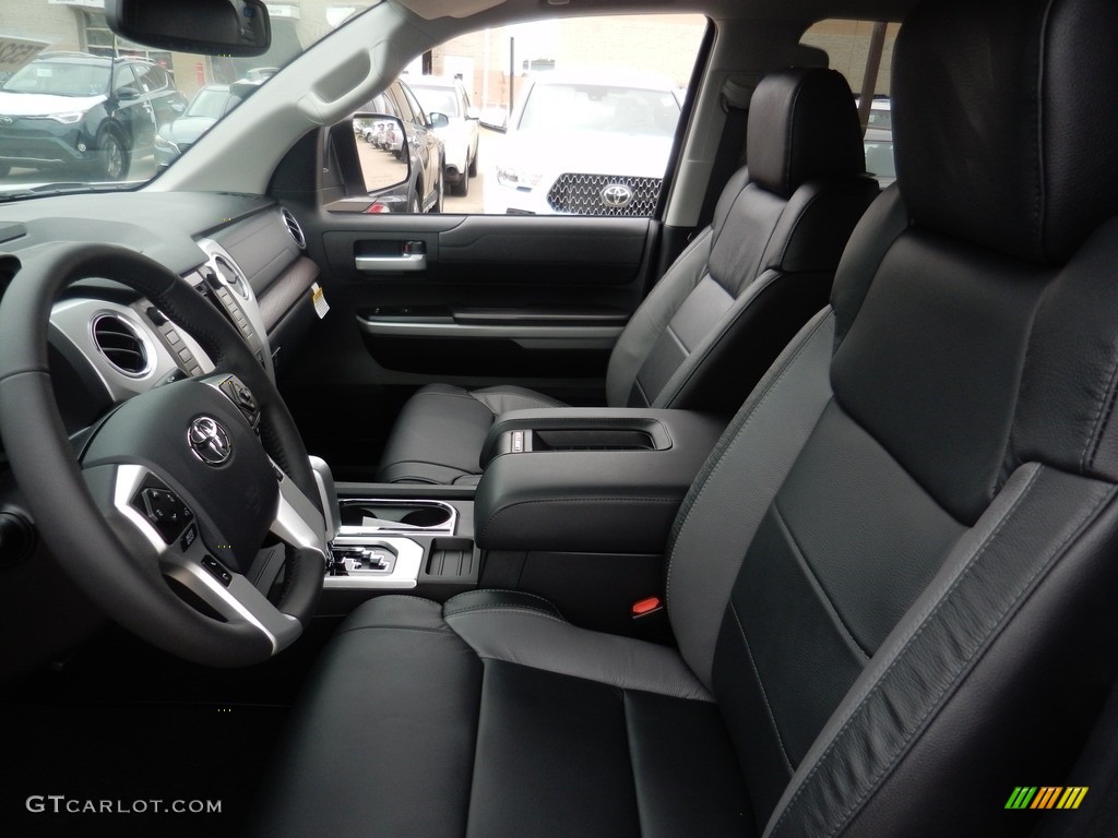 Black Interior 2018 Toyota Tundra Limited Double Cab 4x4 Photo #127182603