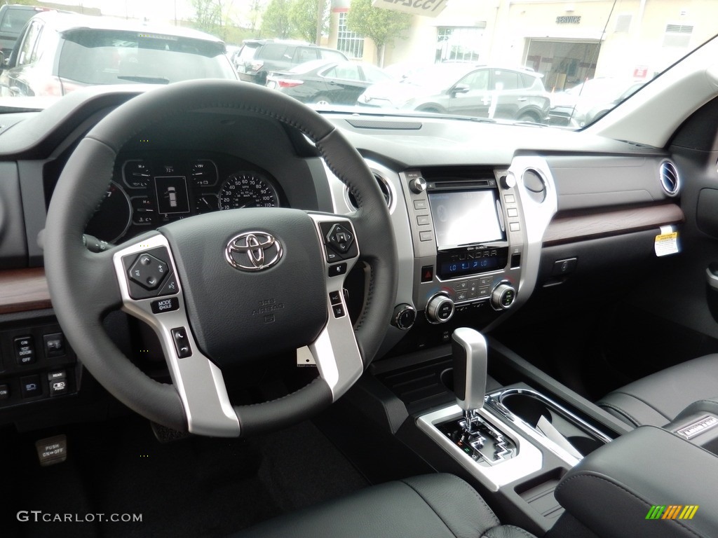 2018 Toyota Tundra Limited Double Cab 4x4 Black Dashboard Photo #127182645