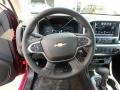Jet Black 2018 Chevrolet Colorado LT Extended Cab 4x4 Steering Wheel