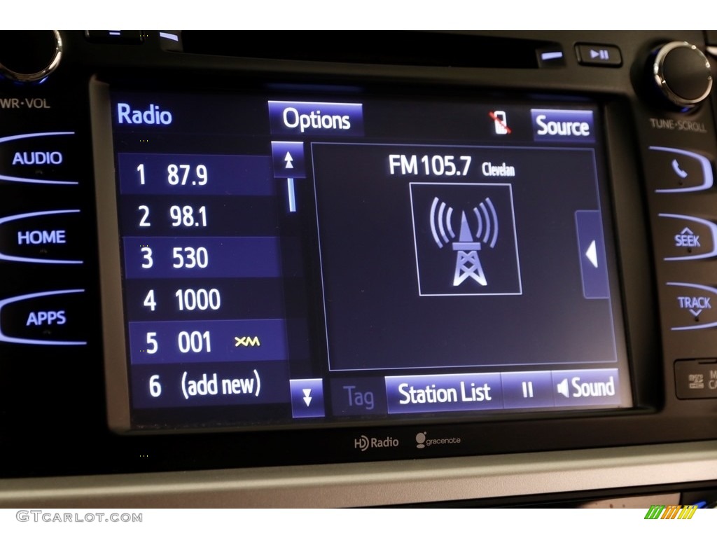 2014 Highlander XLE AWD - Nautical Blue Metallic / Ash photo #10