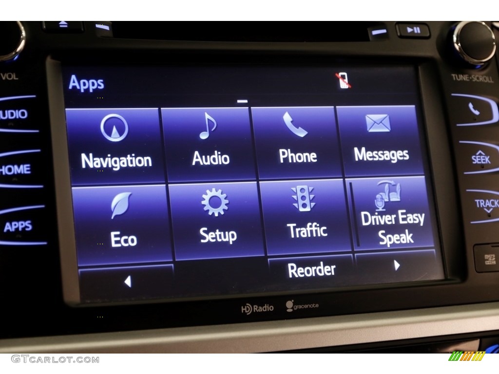 2014 Highlander XLE AWD - Nautical Blue Metallic / Ash photo #11