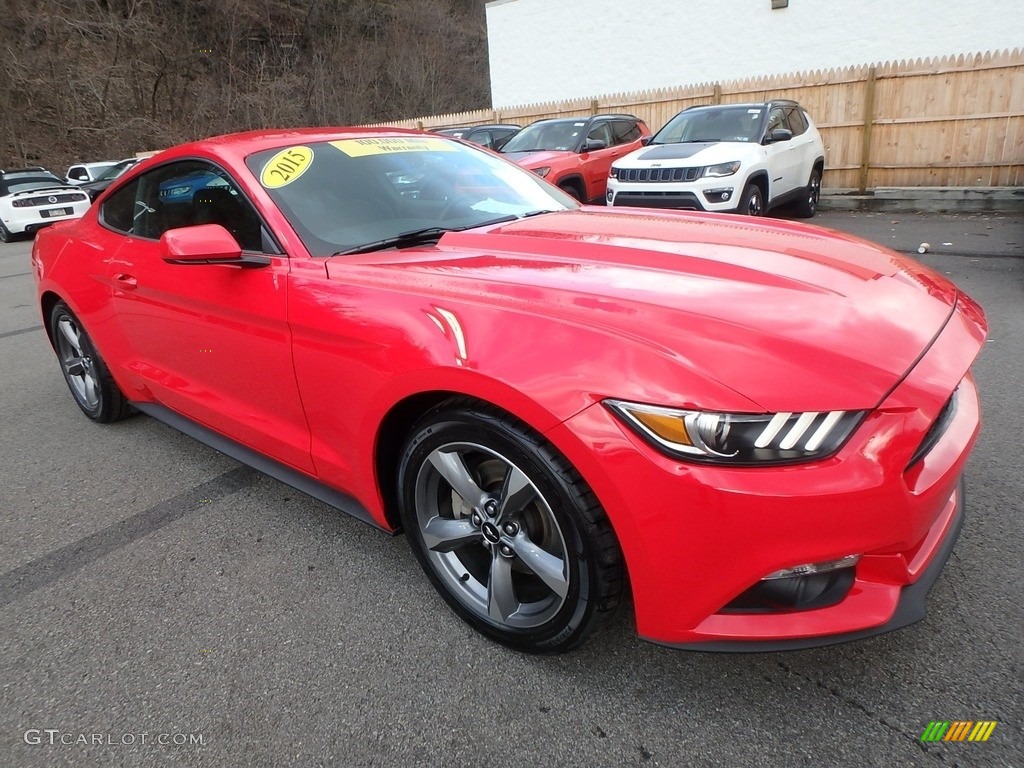 2015 Mustang V6 Coupe - Race Red / Ebony photo #8