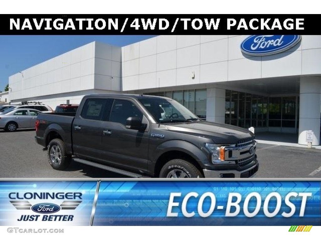 2018 F150 XLT SuperCrew 4x4 - Magnetic / Earth Gray photo #1