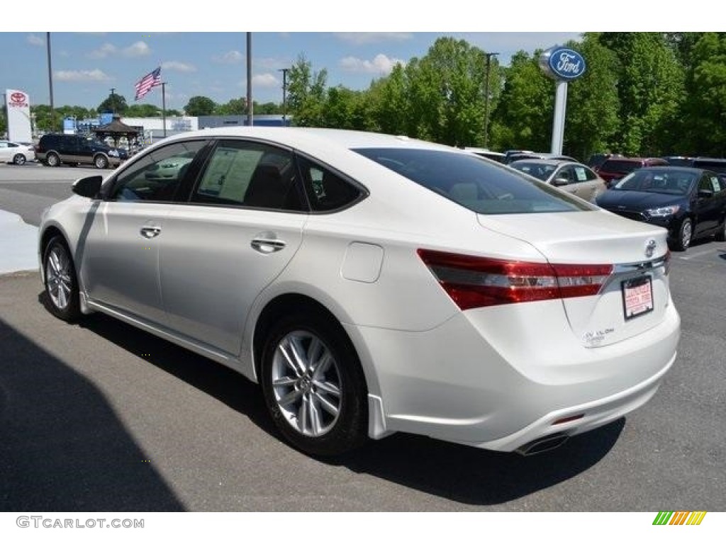 2015 Avalon Limited - Blizzard Pearl / Light Gray photo #4