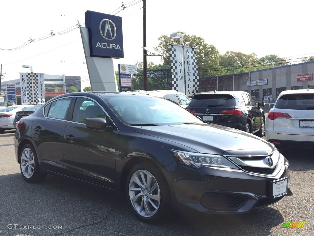 2016 ILX Premium - Graphite Luster Metallic / Graystone photo #1