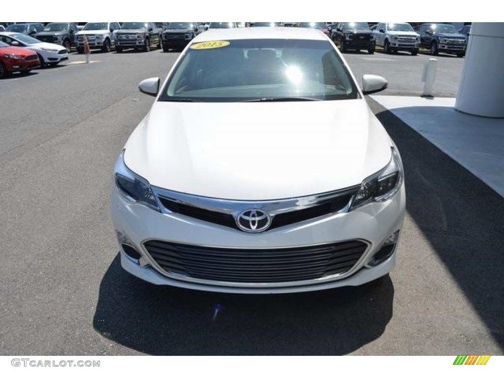 2015 Avalon Limited - Blizzard Pearl / Light Gray photo #7