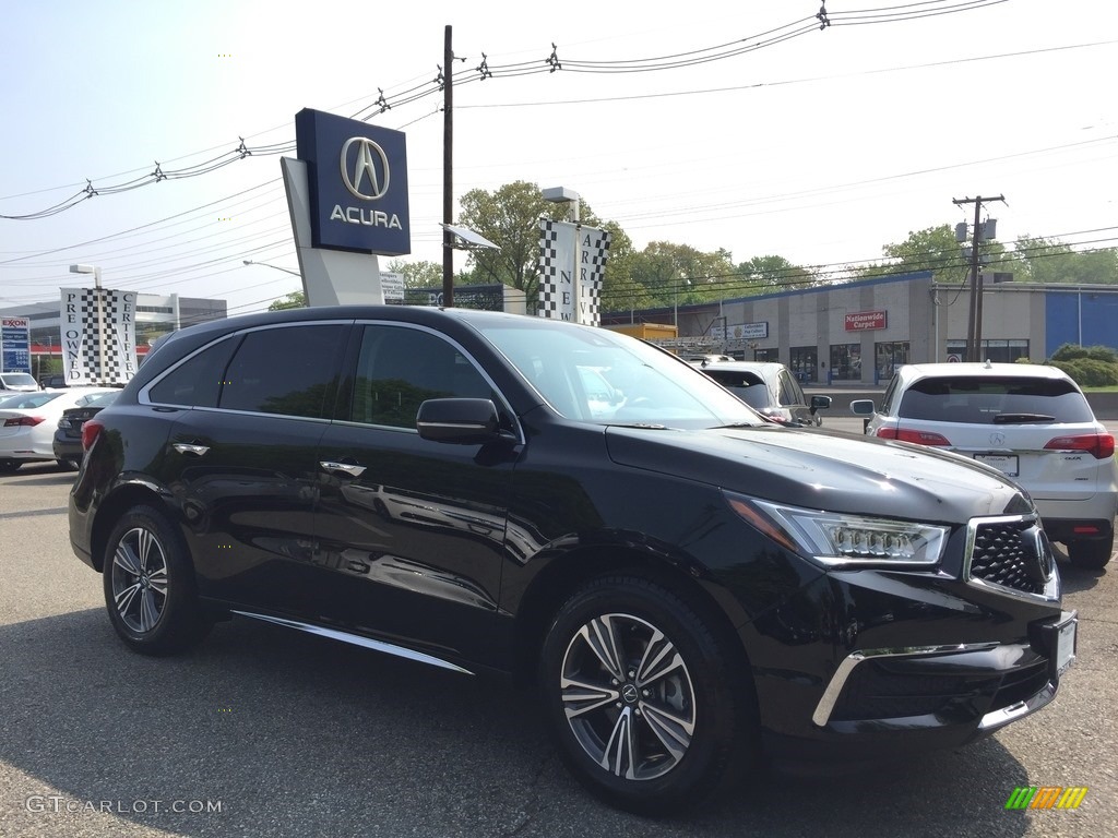 2017 MDX SH-AWD - Crystal Black Pearl / Ebony photo #1