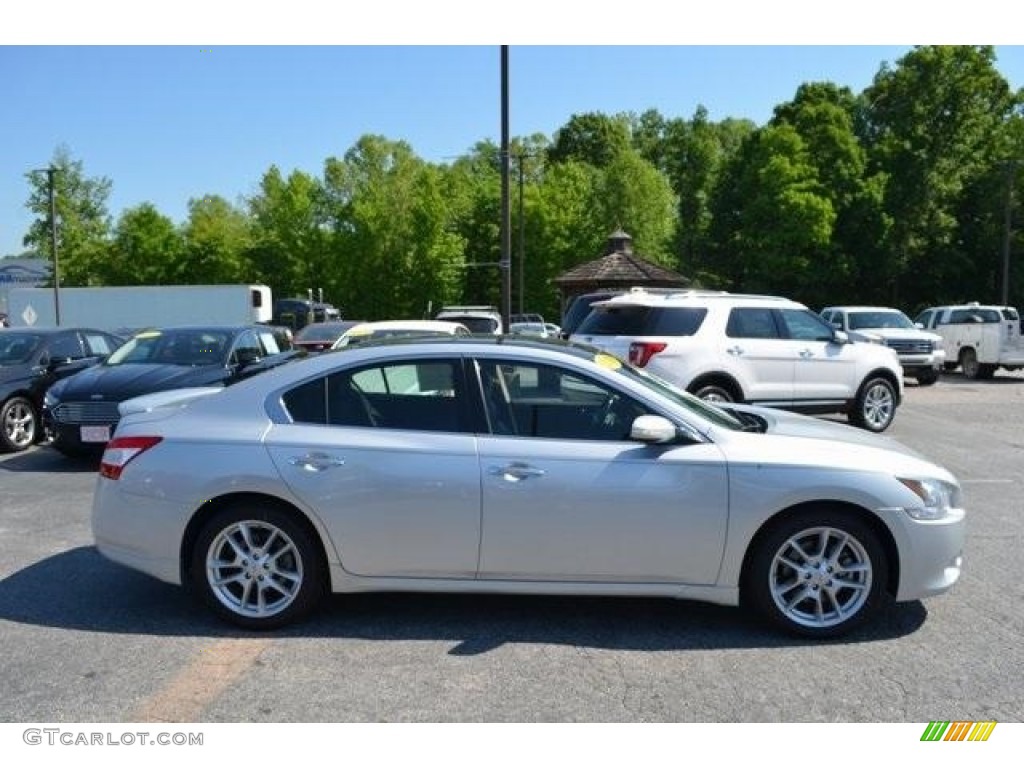 2010 Maxima 3.5 S - Radiant Silver / Charcoal photo #2