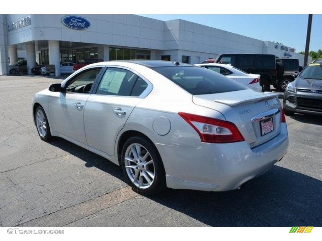 2010 Maxima 3.5 S - Radiant Silver / Charcoal photo #4