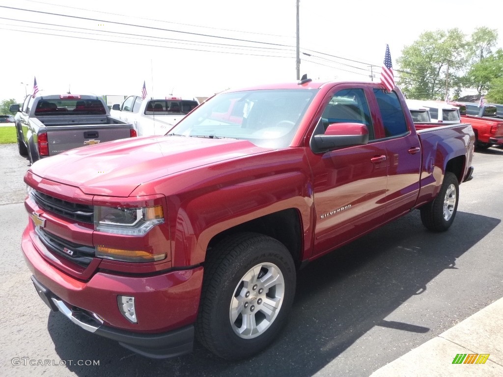 2018 Silverado 1500 LT Double Cab 4x4 - Cajun Red Tintcoat / Jet Black photo #7