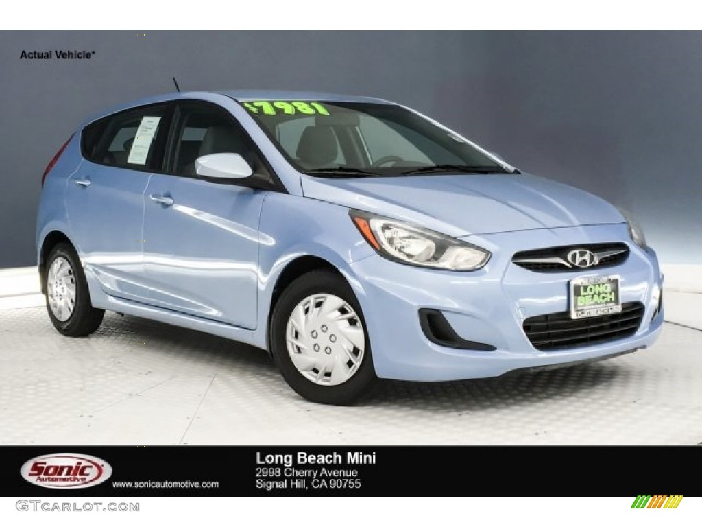 Clearwater Blue Hyundai Accent