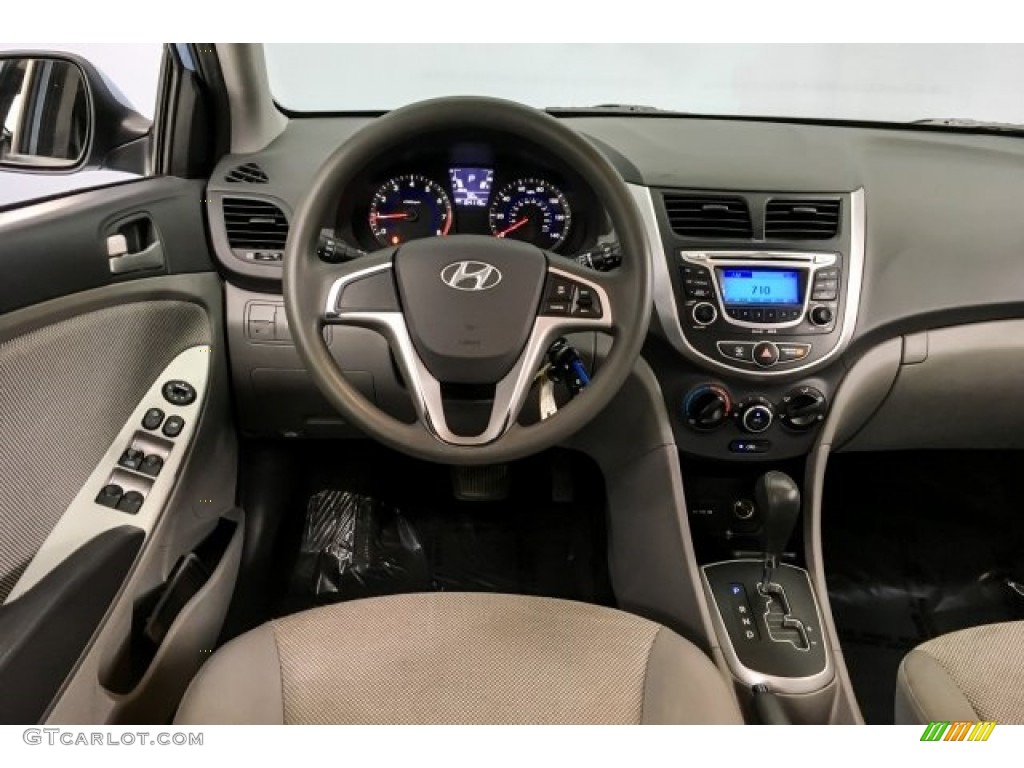 2012 Accent GS 5 Door - Clearwater Blue / Gray photo #4