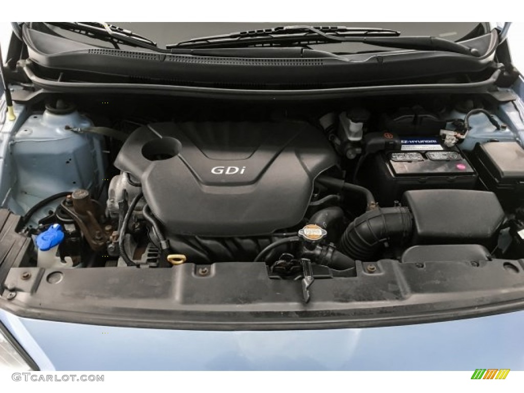 2012 Accent GS 5 Door - Clearwater Blue / Gray photo #9