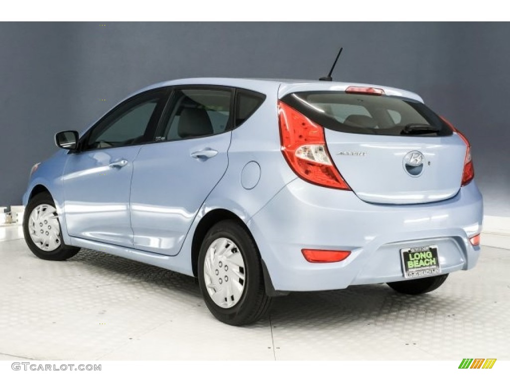 2012 Accent GS 5 Door - Clearwater Blue / Gray photo #10