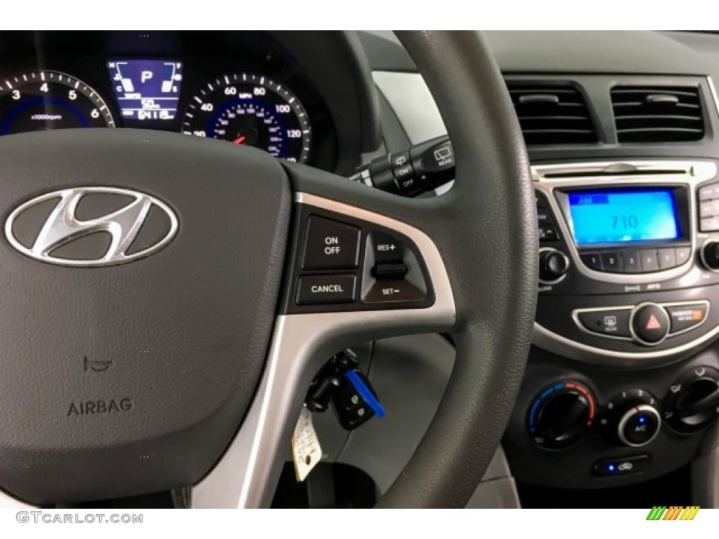2012 Accent GS 5 Door - Clearwater Blue / Gray photo #15