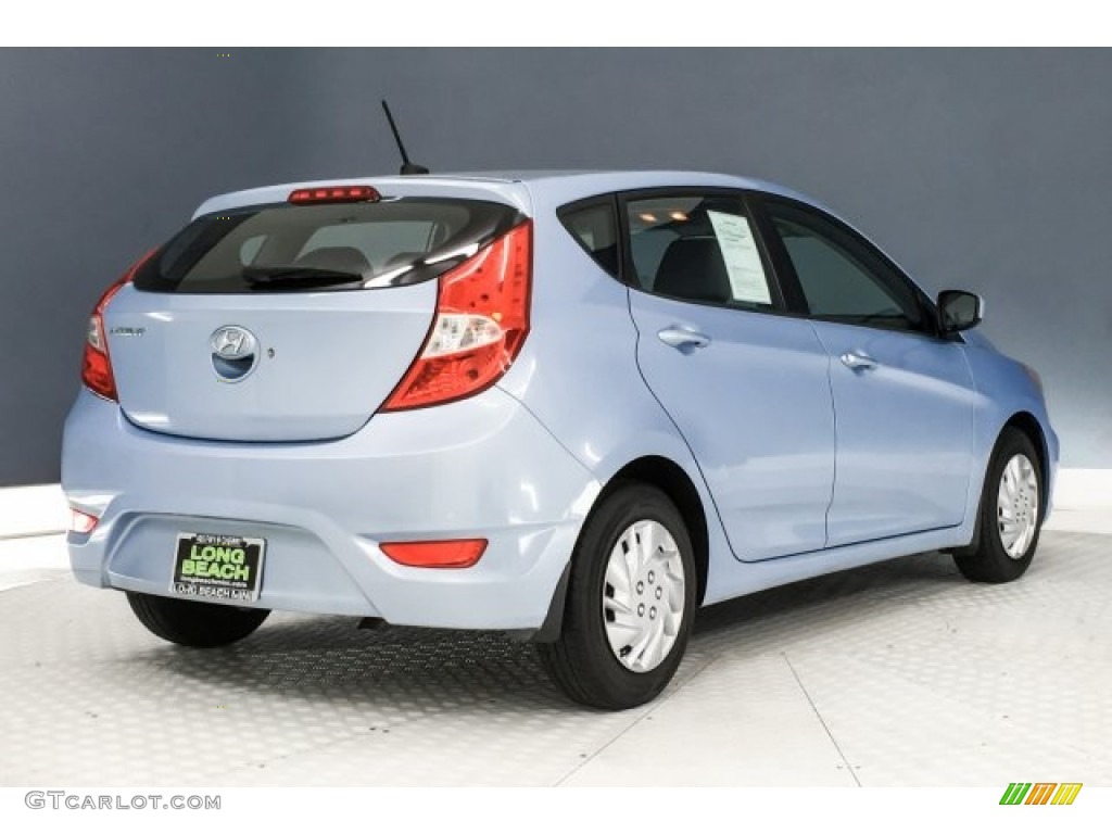 2012 Accent GS 5 Door - Clearwater Blue / Gray photo #16