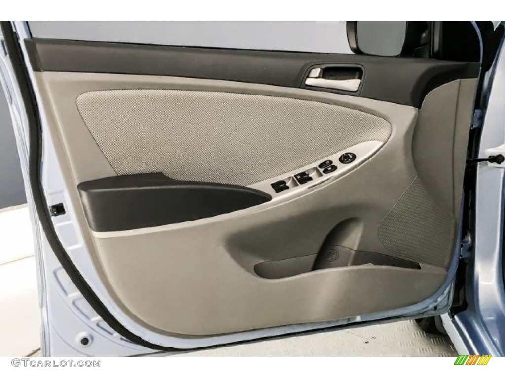 2012 Accent GS 5 Door - Clearwater Blue / Gray photo #22