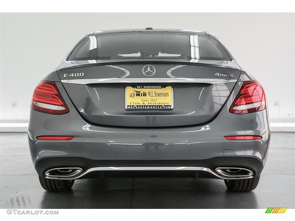 2018 E 400 4Matic Sedan - Selenite Grey Metallic / Black photo #4