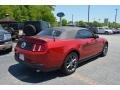 2012 Race Red Ford Mustang V6 Convertible  photo #3
