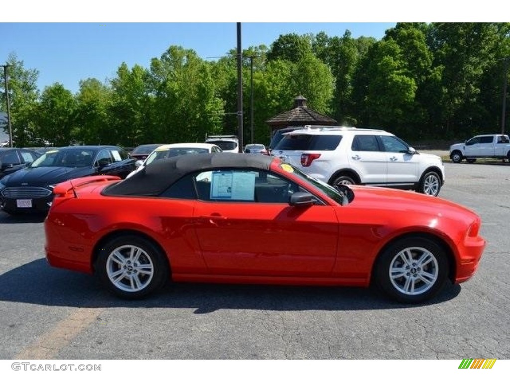 2013 Mustang V6 Premium Convertible - Race Red / Charcoal Black photo #2